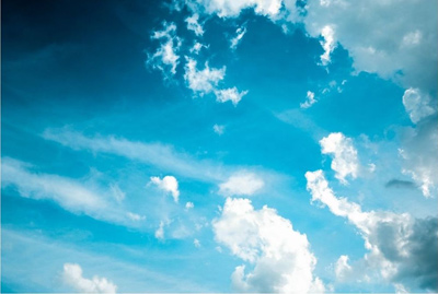 photo of blue sky with clouds